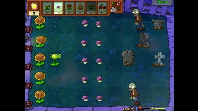 Plants Vs Zombies gameplay смотреть онлайн