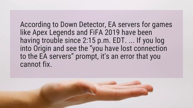 Are EA servers down? смотреть онлайн