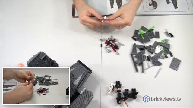 LEGO Star Wars #75104 Kylo Ren's Command Shuttle Speed Build смотреть онлайн