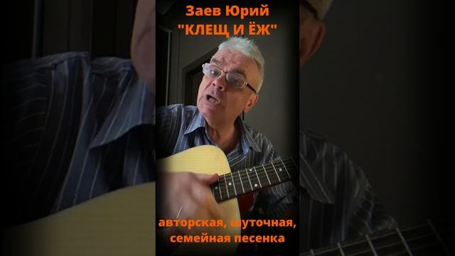 Заев Юрий, КЛЕЩ и ЁЖ, авторская, шуточная, семейная песенка, Ижевск 2024, Заев Юрий Селянин смотреть онлайн