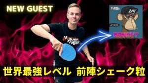 驚愕！こんなに強いシェークバック粒見たことありますか？｜Sebastian Sauer登場【卓球知恵袋】最も