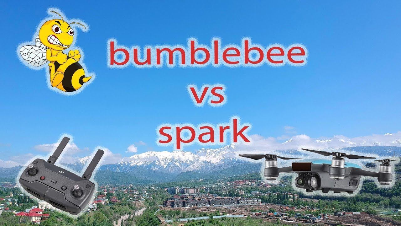 DJI Spark: налет на рой шмелей!!! смотреть онлайн