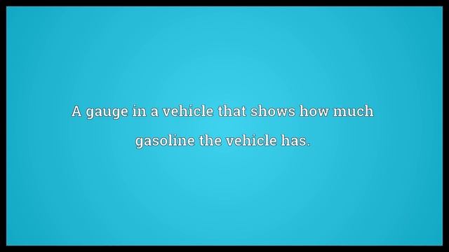 Gas gauge Meaning смотреть онлайн