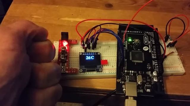 Arduino - OLED & Temperature Test (2014-12-09) смотреть онлайн