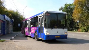 Автобус НефАЗ-5299-20-32 борт. №710 маршрут №65 на остановке "Тубсанаторий"