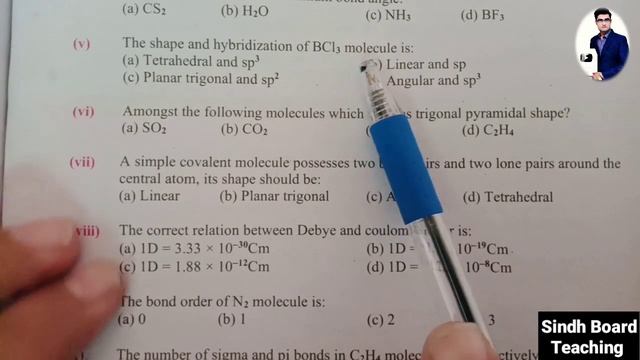 MCQs Discussion of Theories of Covalent Bond and Shape of Molecules (XI Chemistry) смотреть онлайн