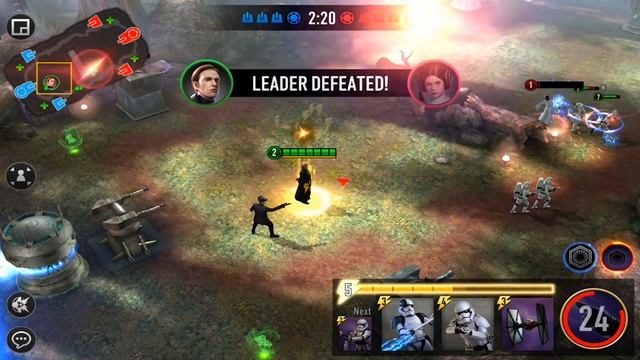 General Hux Gameplay The Last Jedi Update Star Wars Force Arena смотреть онлайн