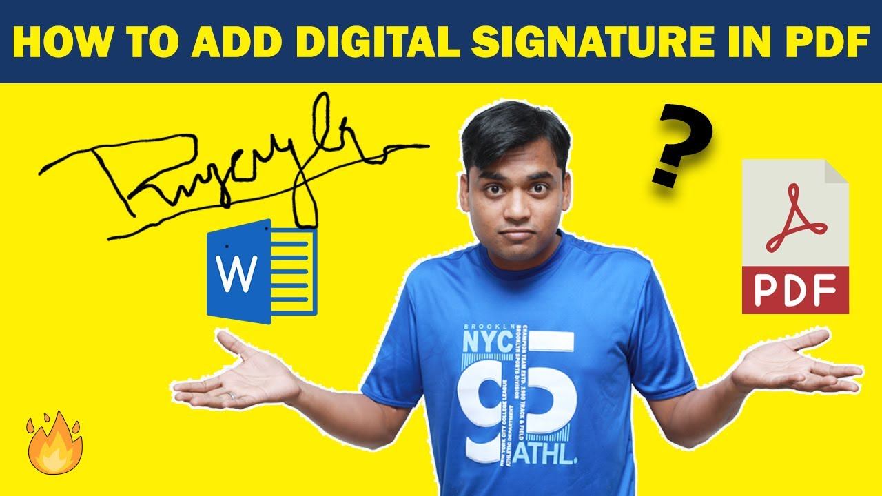 How to Add Digital Signature in PDF, Word Document (Step By Step Guide in Hindi) смотреть онлайн