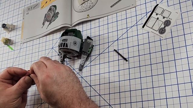 Speed Build of LEGO Yoda's Jedi Starfighter. Set #75360. смотреть онлайн