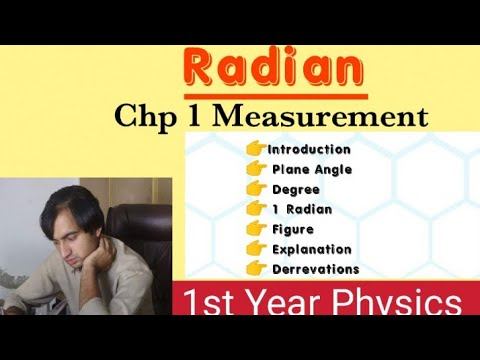Lec 6 || Radian || Plane Angle || First Year Physics смотреть онлайн
