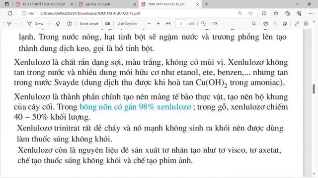 TÓM TẮT LÝ THUYẾT HÓA HỮU CƠ 12 (2K6) #hoacobichngoc #lythuyethoa12 смотреть онлайн