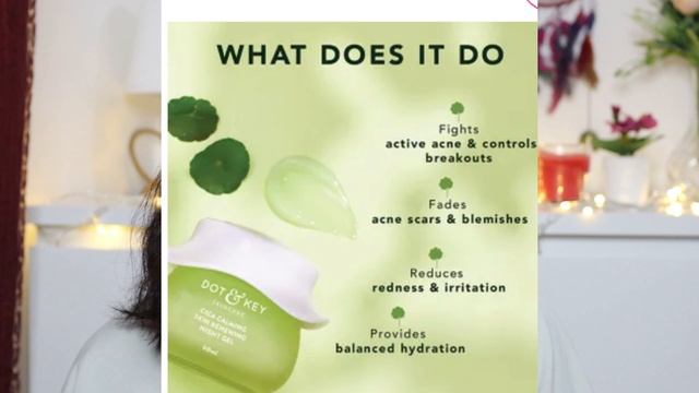 Dot & Key Cica Calming Night Gel | For Oily , Acne Prone Skin | Pooja Glamourholic смотреть онлайн