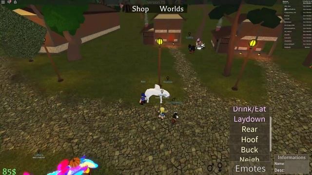 Играем в РОБЛОКС - МИР ЛОШАДЕЙ ! Roblox - Horse World! смотреть онлайн