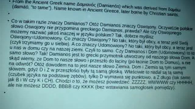 Kłamstwa o Słowianach 6. o POCHODZENIU SŁÓW/etymologia PO PRAWDZIE/WŁĄCZ NAPISY!!! #OkiemMatki: смотреть онлайн