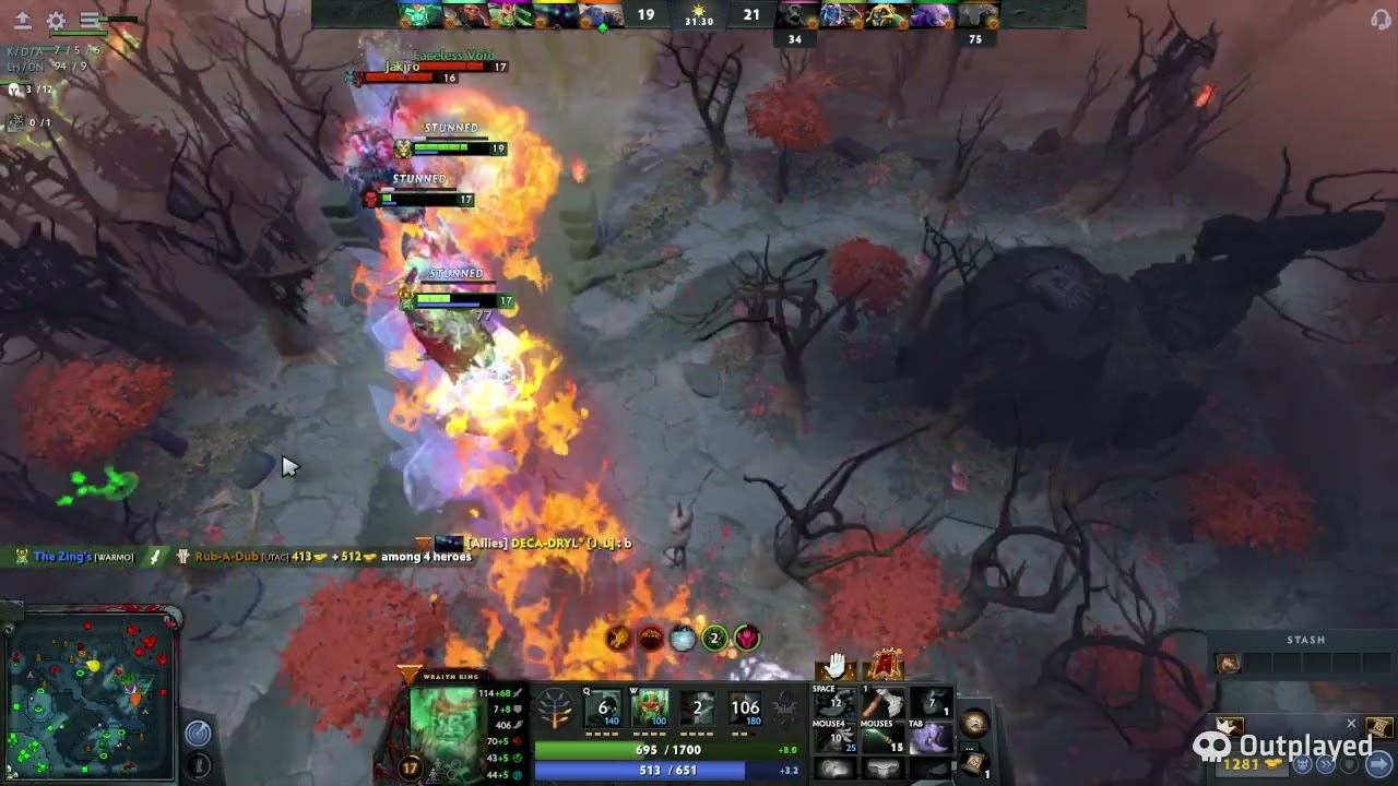 Wraith King win with Imba game (Dota 2) смотреть онлайн