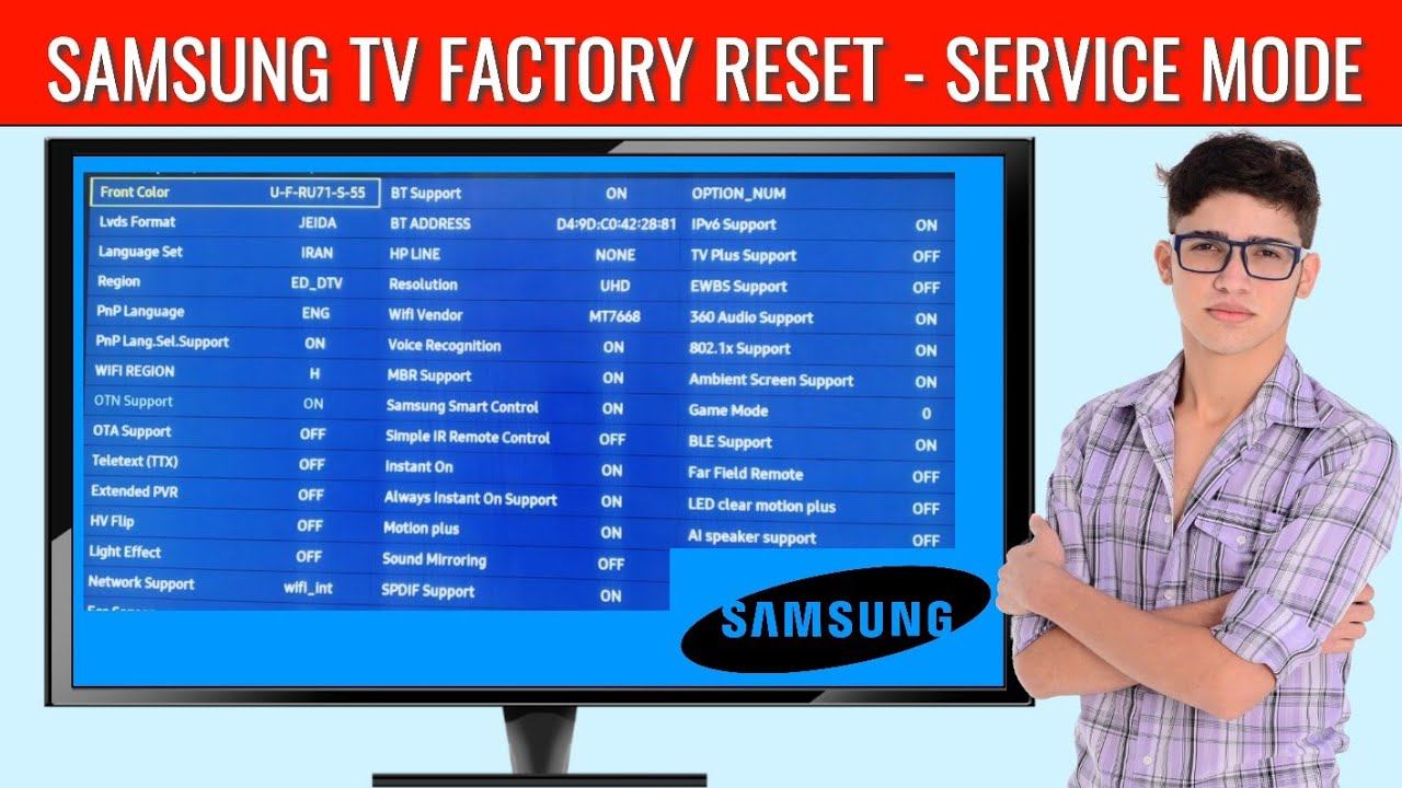 How To Access Service Mode On Samsung Smart LED TV смотреть онлайн