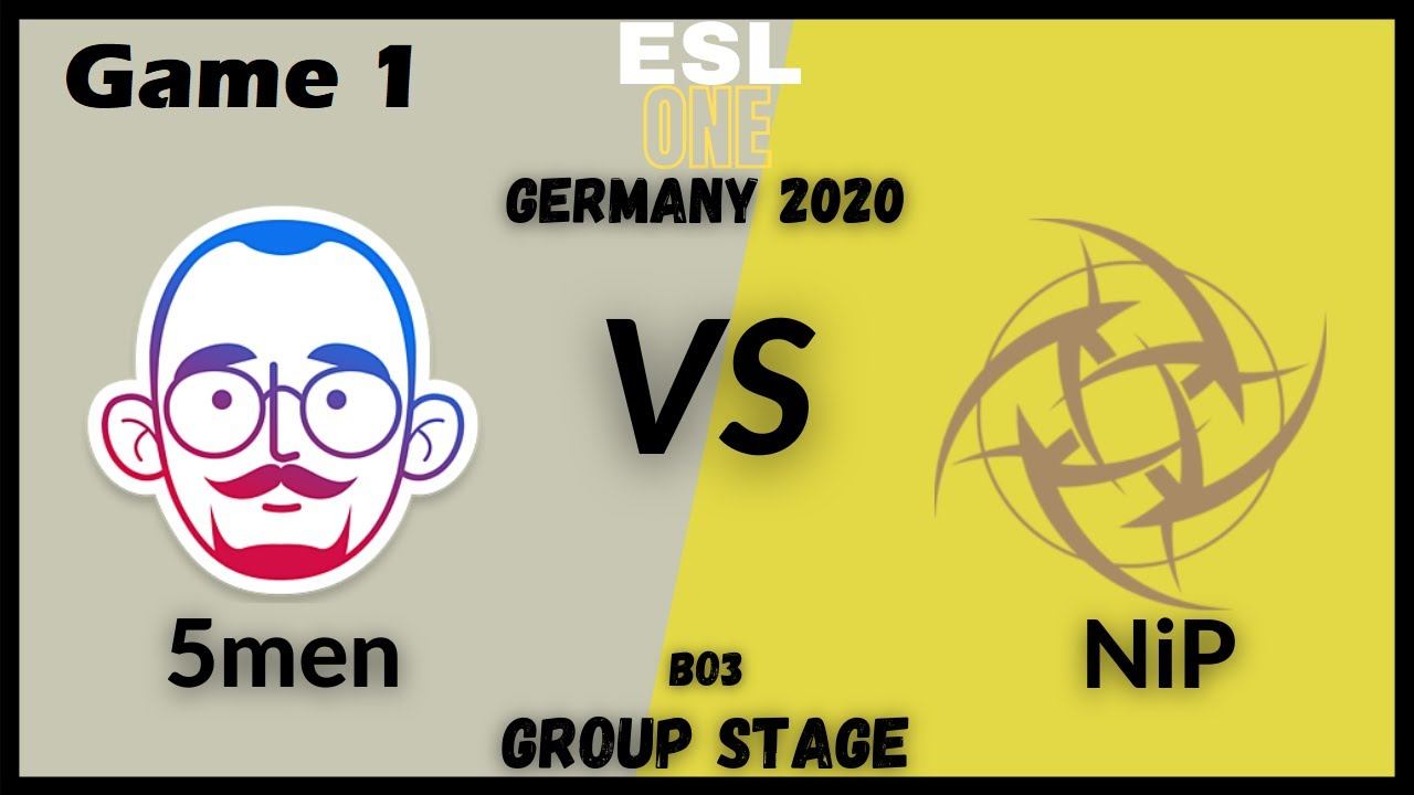 5men vs NiP-Game1|BO3|-ESL ONE Germany 2020 GroupStage Dota 2 Highlights! смотреть онлайн