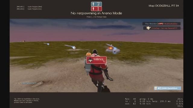 Team Fortress 2 - Pyro Dodgeball /w CRIT ROCKETS!! смотреть онлайн