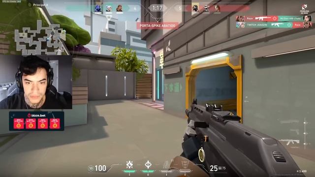 FER ERROU!? 😳 FNX (LENDA DO CS) JOGANDO VALORANT EM ALTO NÍVEL! смотреть онлайн