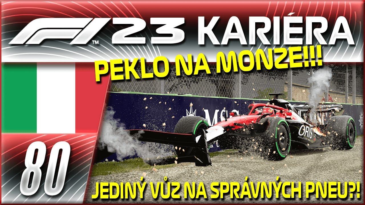 Šílený Závod! Jediný Jezdec na Správných Pneu? Velká Kolize! #80 | F1 23 My Team | CZ Let's Play смотреть онлайн