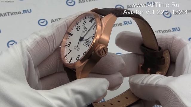 Обзор. Швейцарские наручные часы Aviator V.1.22.2.152.4 смотреть онлайн