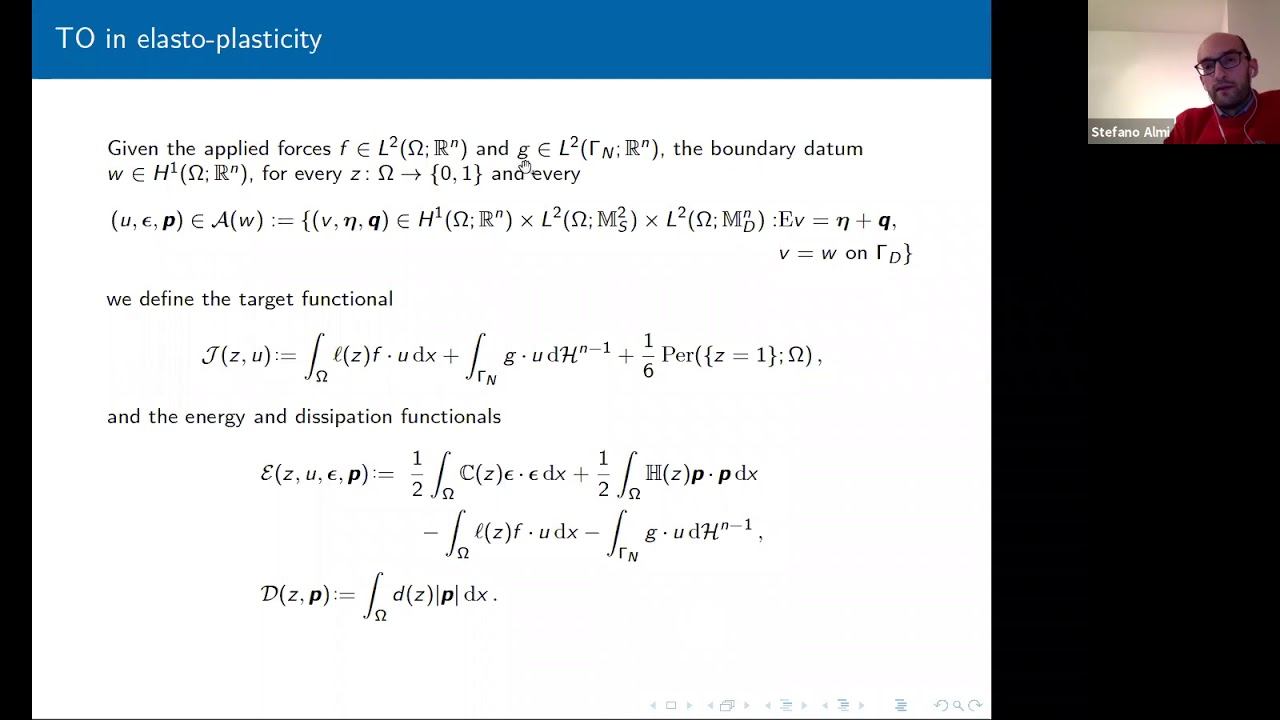 A phase-field approach to topology optimization in elastoplasticity | Stefano Almi (Univ. of Vienna смотреть онлайн
