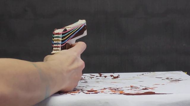 Пистолет из фанеры стреляющий резинками смотреть онлайн