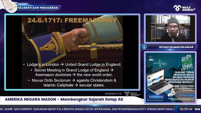 AMERIKA NEGARA MASON - Membongkar Sejarah Gelap AS смотреть онлайн