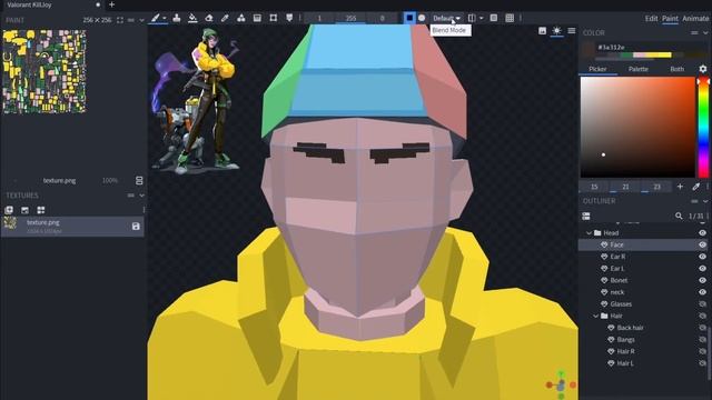 Low-Poly Killjoy Valorant | Blockbench Timelapse смотреть онлайн