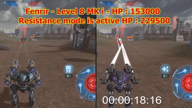 Ion vs New weapon Weber anti resistance medium weapons comparison test server war robots смотреть онлайн