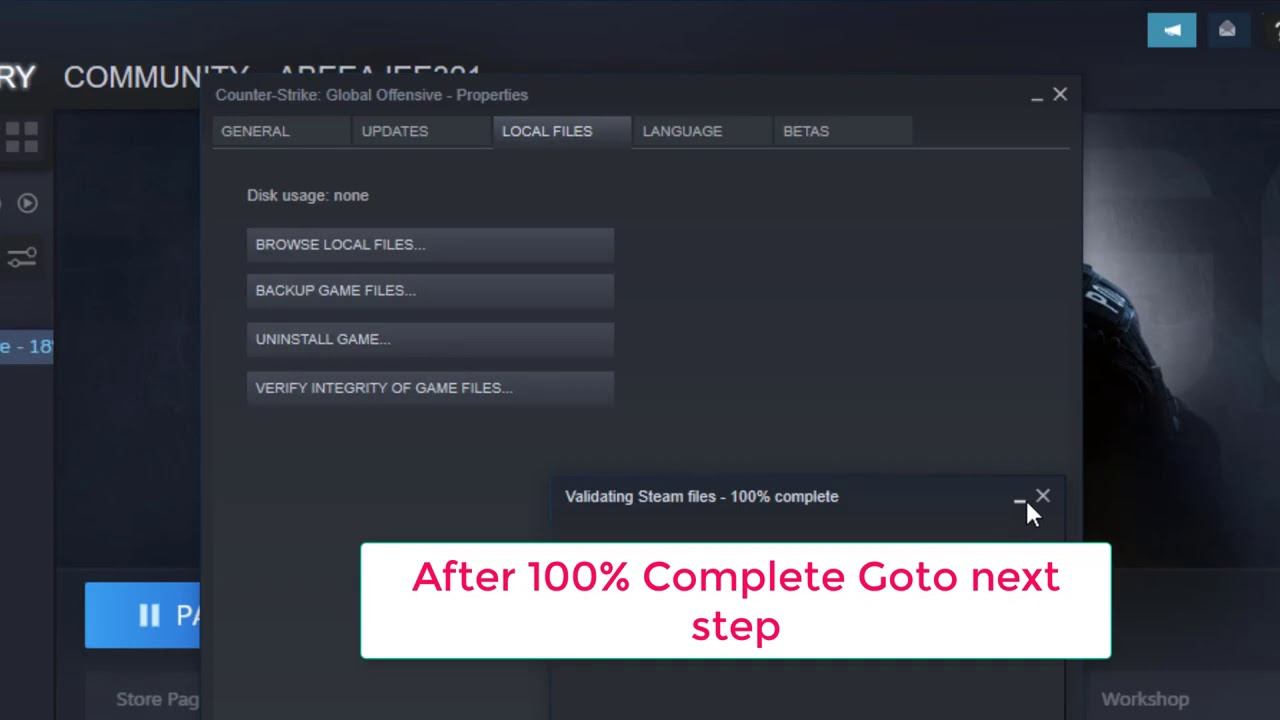 How To Fix counter strike global offensive Error : file [GAME]\pak01_001.vpk смотреть онлайн