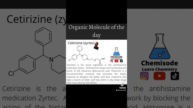 Molecule of the day - Cetirizine смотреть онлайн