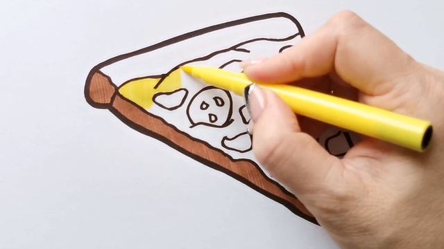 Как нарисовать ПИЦЦУ для детей / Нарисуй Ка смотреть онлайн