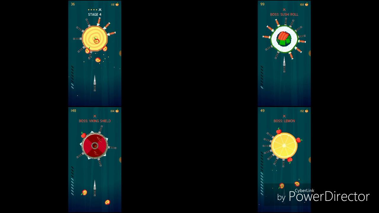 Играем в игру Knife Hit на HUAWEI P SMART смотреть онлайн