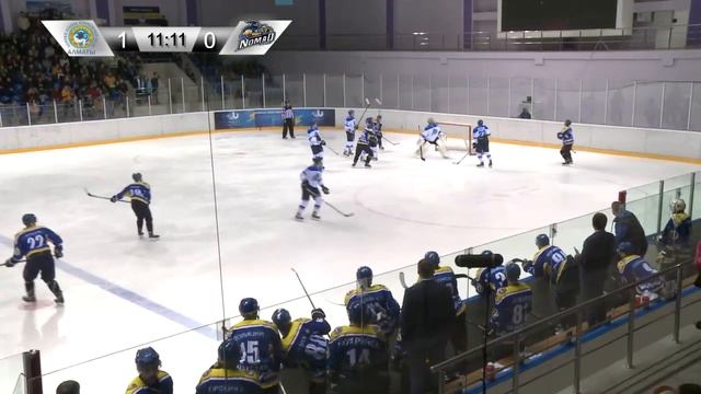 Хоккей: ХК "Алматы" - ХК "Номад" (1 матч) смотреть онлайн