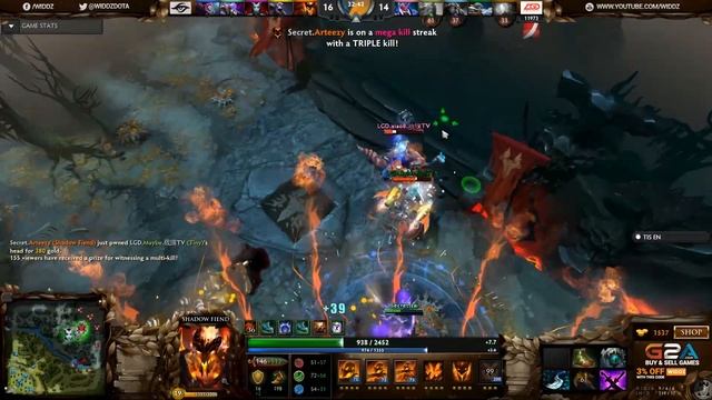 Secret.Arteezy SF Ultra vs LGD @ TI5 Groupstage смотреть онлайн