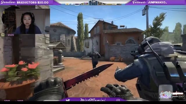 Asian Girl Cheats on STREAM playing CSGO [SUBSCRIBE] смотреть онлайн