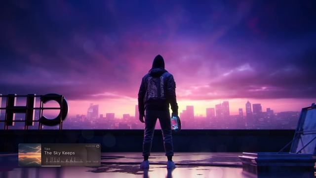 4К Музыка Deep Chill Music Wave - Глубокая холодная музыка на фоне Городской пейзаж смотреть онлайн