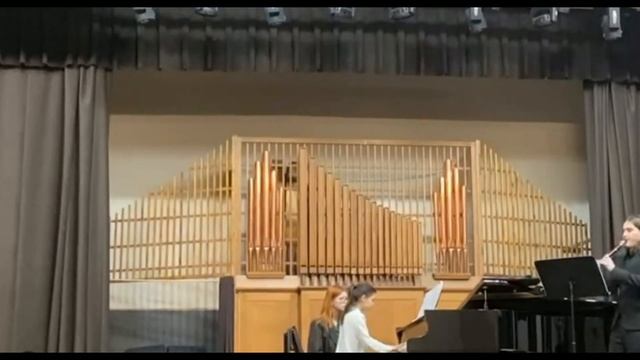 Н Раков Соната для кларнета и фортепиано Исполняют Всеволод Хебнев и Степанова Ульяна смотреть онлайн