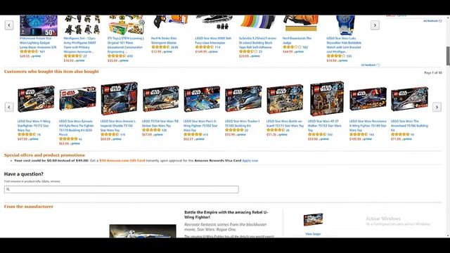 LEGO Star Wars Rebel U-Wing Fighter 75155 Star Wars Toy смотреть онлайн