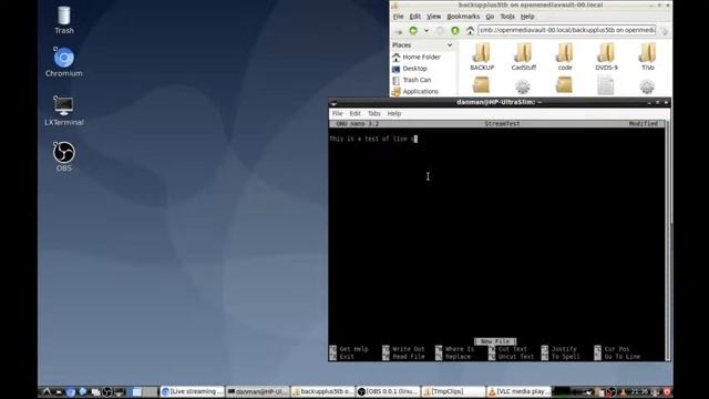 CryptoAlien Live Stream Test From OBS on Linux (Debian 10 - Buster) смотреть онлайн