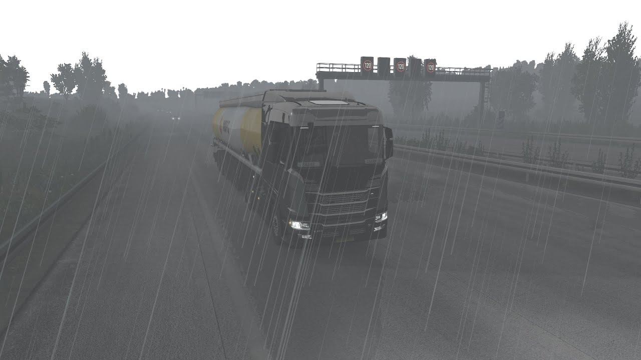 Euro Truck Simulator 2 Berlin(DE) - Hannover(DE) Heavy rain смотреть онлайн