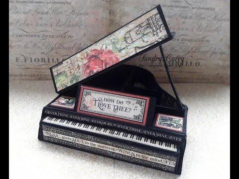 Mini Piano Shelves with Graphic 45 смотреть онлайн