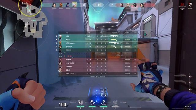 Yoru Gameplay With 1000 PING #VALORANT