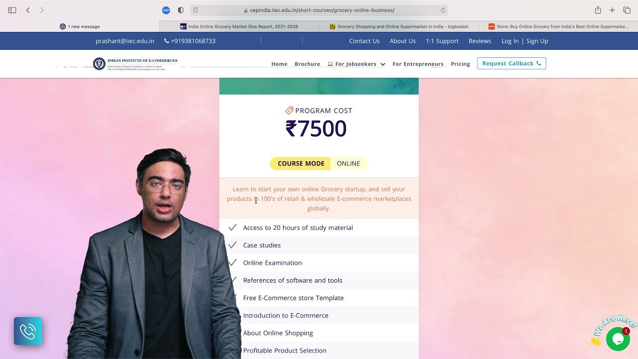 Grocery online course #workfromhome #freelancers#startups/ How to start Grocery e-commerce business смотреть онлайн