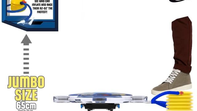 Star Wars™ 'Pump & Play' Jumbo Inflatable Remote Controlled R2-D2 смотреть онлайн