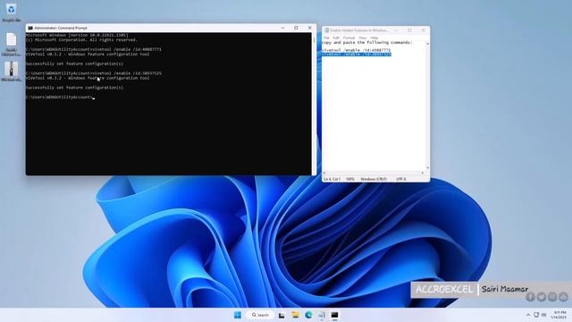 Enable Hidden Features in Windows 11 OS Build 22621.1105 смотреть онлайн