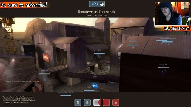 Team Fortress 2 - (Live) Roasting People As Pyro & Stuff смотреть онлайн