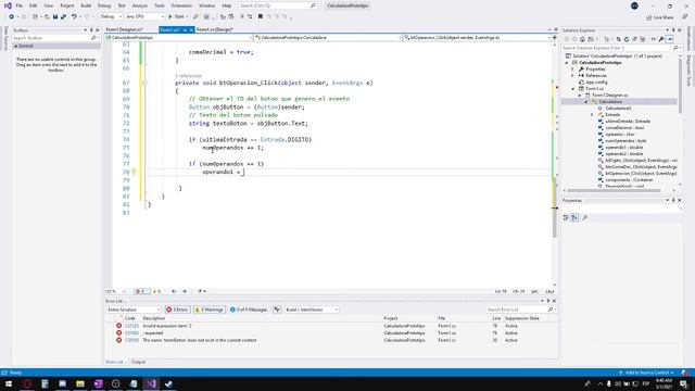 C# Windows Forms Calculadora Básica (2/3) смотреть онлайн