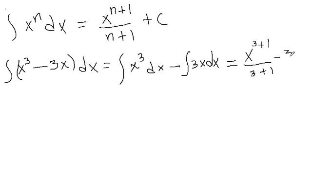 CÁLCULO INTEGRAL 00003. INTEGRALES ELEMENTALES 0001. INTEGRAR (X3-3X)dx смотреть онлайн